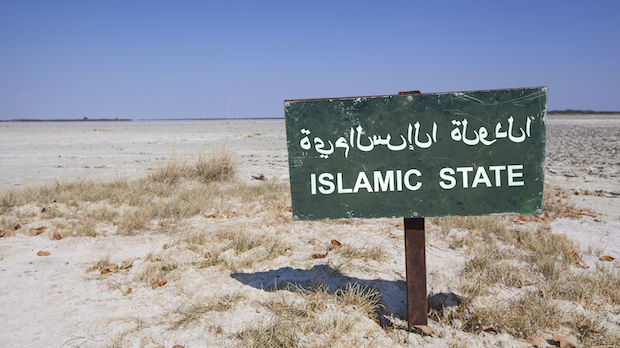 Schild "Islamic State"