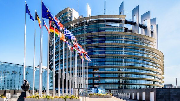 Das Gebäude des Europaparlaments in Straßburg