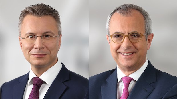 Zukünftiger und aktueller Managing Partner for Germany bei Clifford Chance: Stefan Sax und Peter Dieners