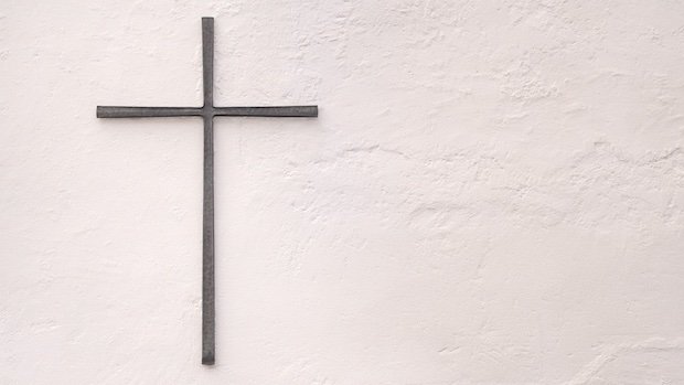Kreuz an einer Wand