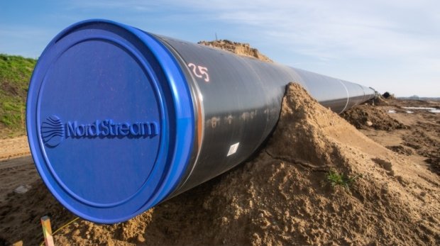 Konstruktion einer Gaspipeline von Nord Stream
