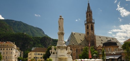 Marktplatz in Bozen, Südtirol
