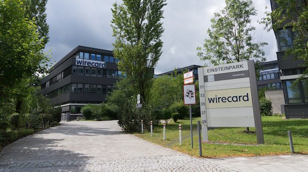 Ein von Wirecard als Hauptsitz genutztes Gebäude in Aschheim