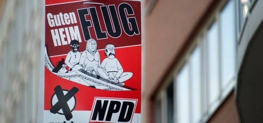 Wahlplakat der NPD zur Berliner Landtagswahl 2011