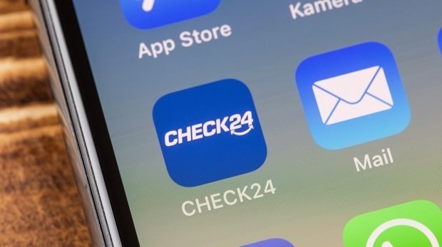 Check24 App auf Smartphone
