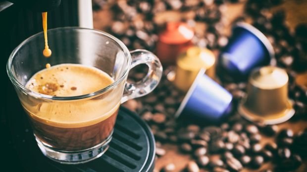 Espresso, Kaffeekapsel und -bohnen
