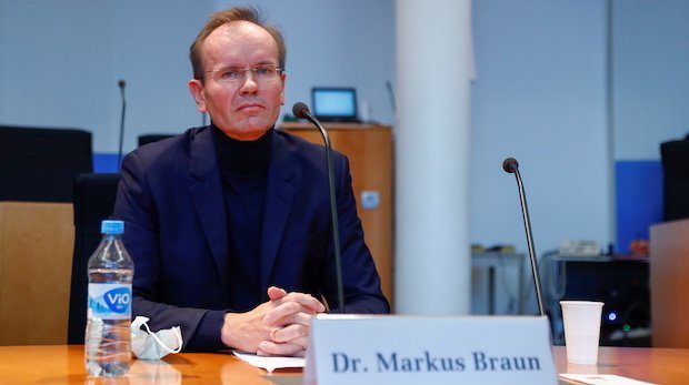 Markus Braun bei einer Anhörung im Wirecard-Untersuchungsausschuss