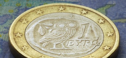 griechische Euro-Münze