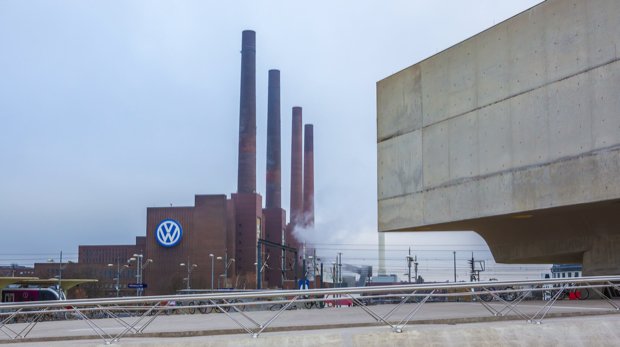 Das Volkswagen-Werk in Wolfsburg