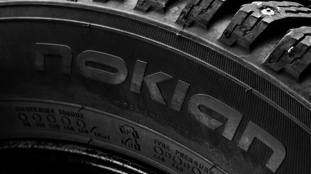 Ein Reifen der Marke Nokian