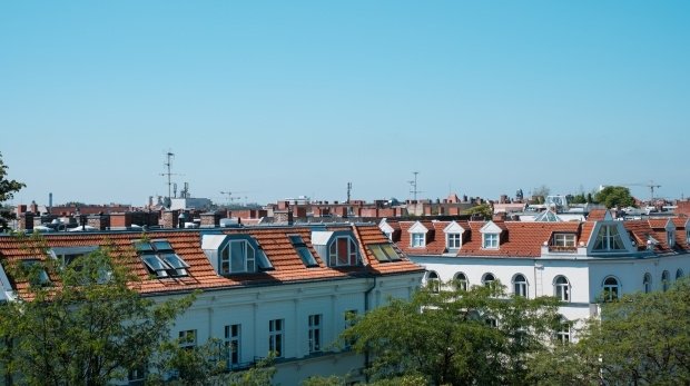 Über den Dächern von Berlin Charlottenburg