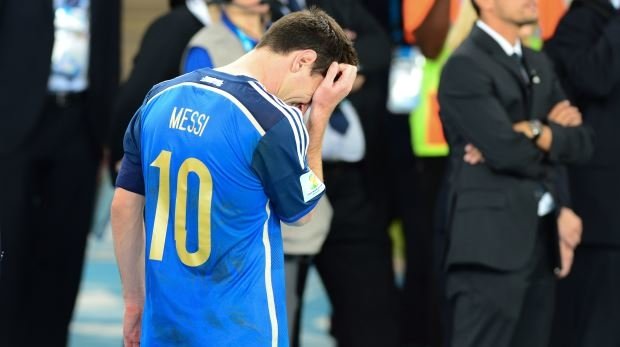 Lionel Messi im Trikot der argentinischen Nationalmannschaft