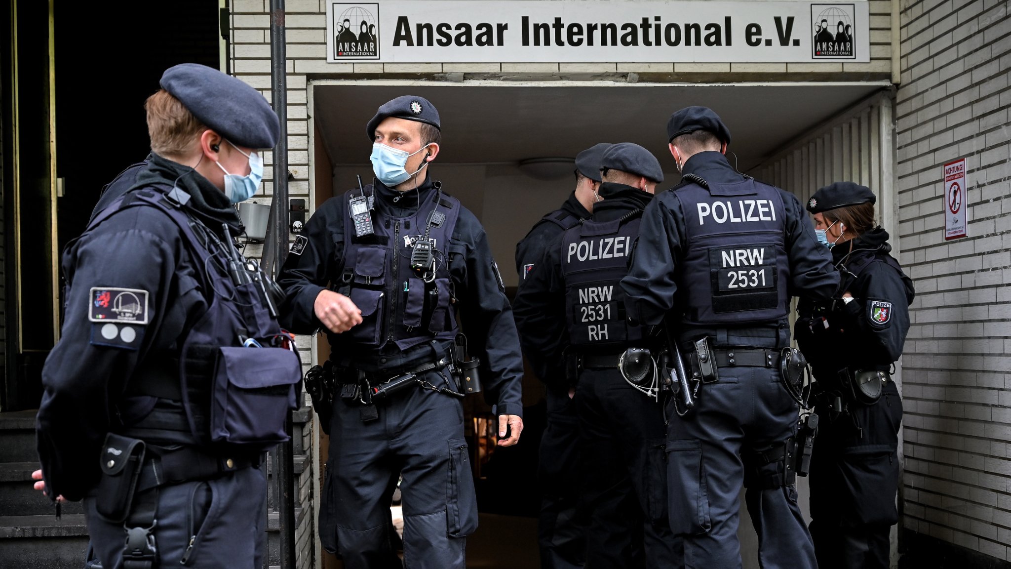 Polizeieinsatz in Düsseldorf am 5. Mai 2021