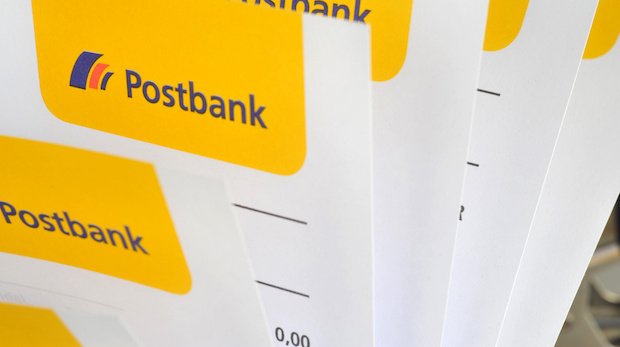 Kontoauszüge mit Postbank-Logo