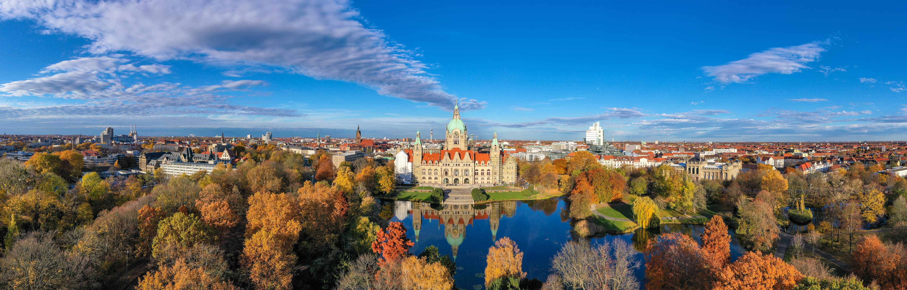 Panoramic View Of Buildings Against Sky