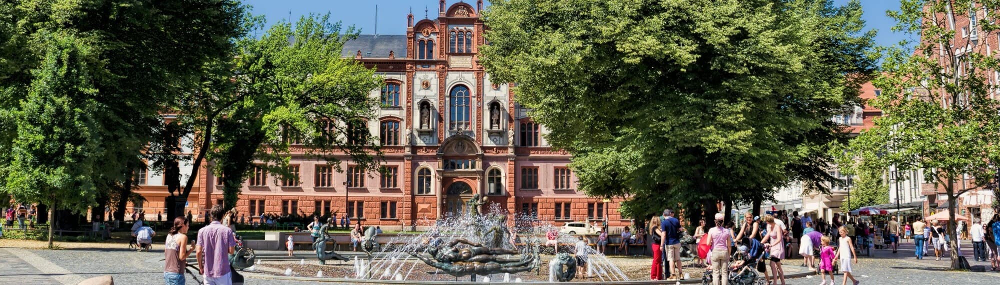 Panoramabild der Uni Rostock